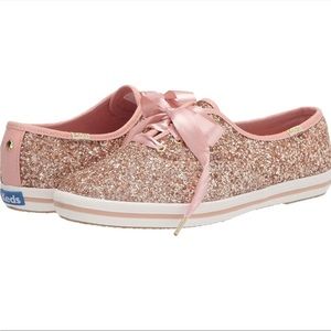 Kate Spade Pink Glitter Sneakers